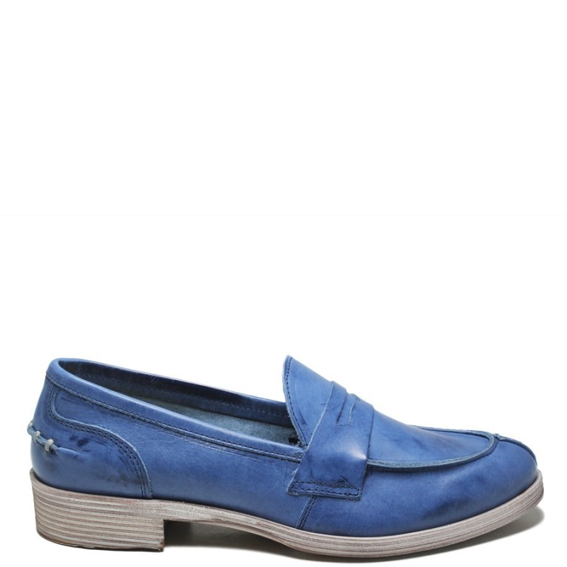 Loafers College "393" - Blue Jeans