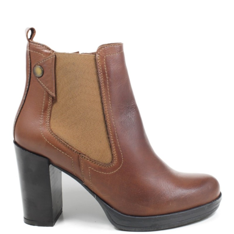 Ankle Chelsea Boots "FIRA" - Tan