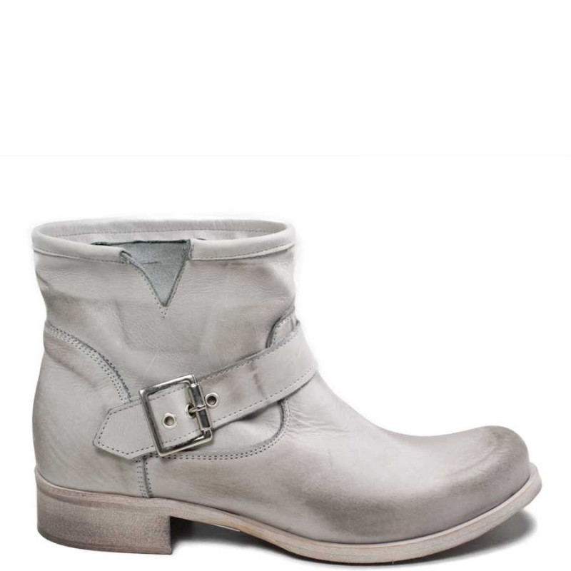 Ankle Biker Boots '739' - Gray